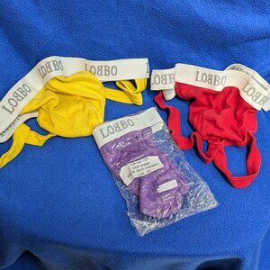 3 pairs Men's LOBBO jock straps